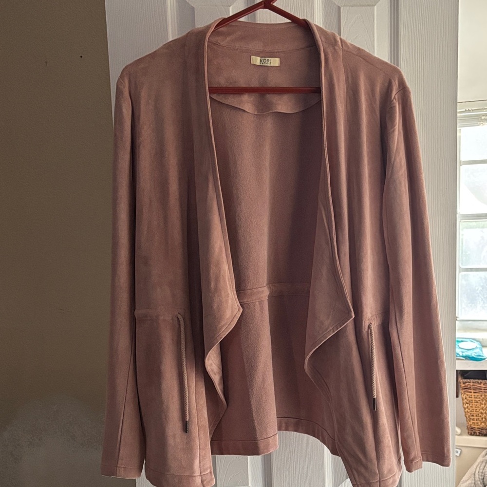 Kori Soft Pink Polyester Jacket